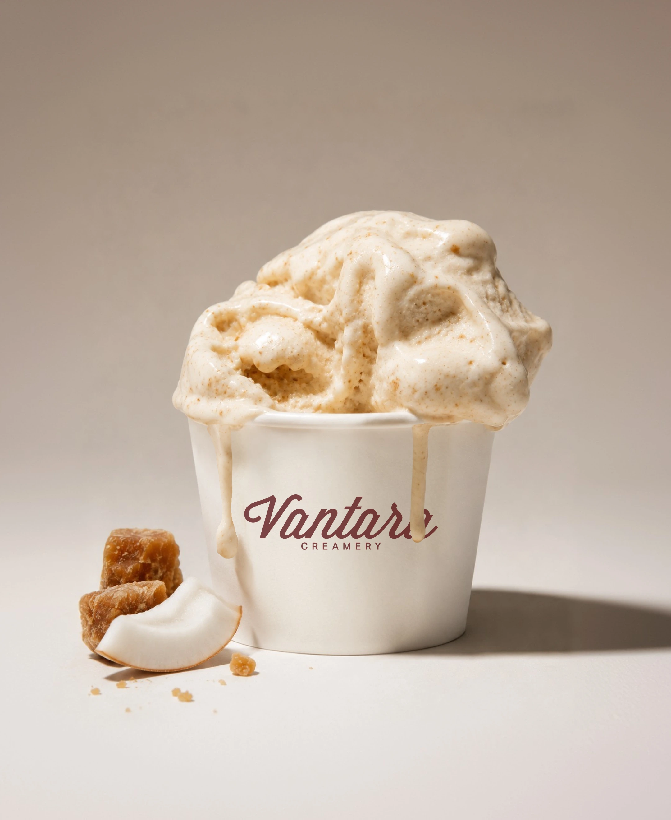 Vantara Creamery ice cream cup